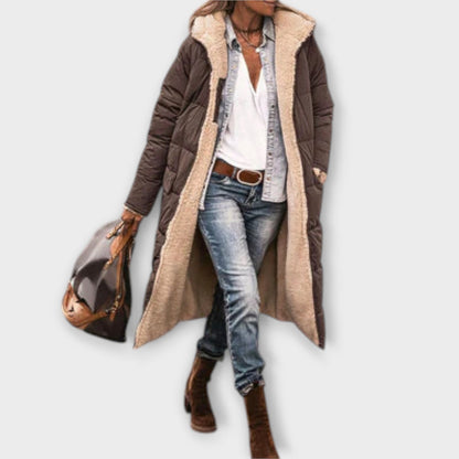 Kora™ | Kuscheliger Fell-Futter Mantel