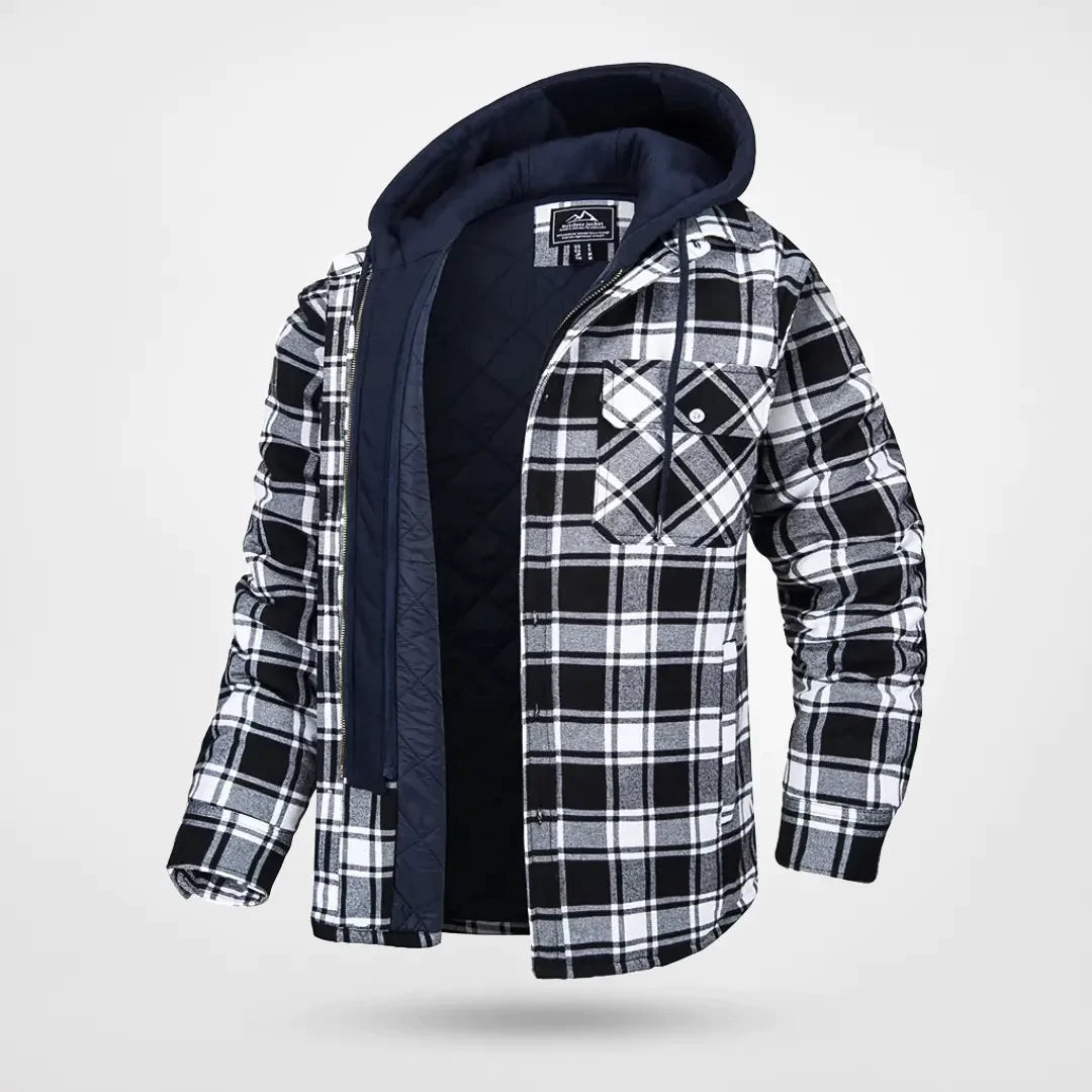 Theo™ | Kapuzen-Button-Down-Jacke für Herren