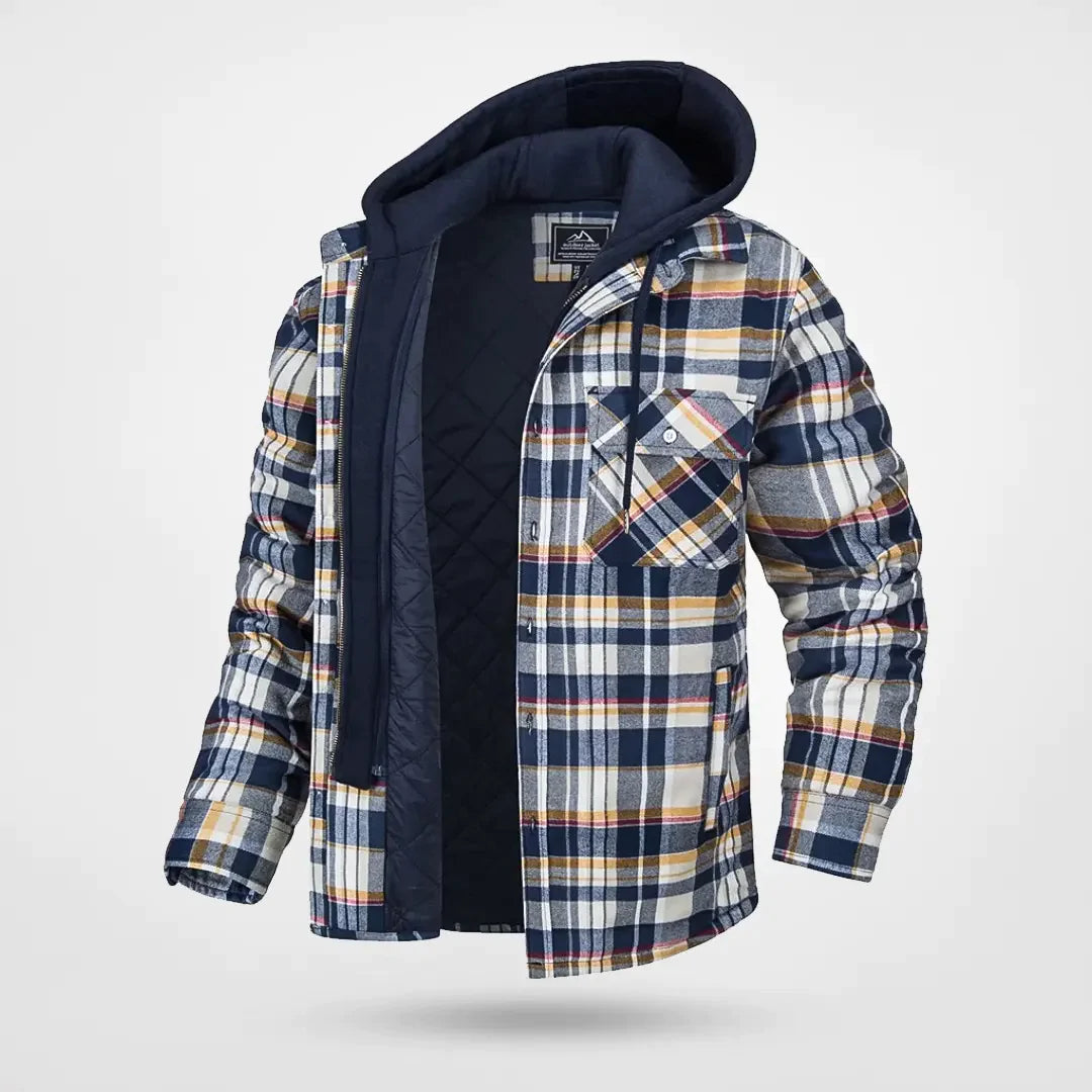 Theo™ | Kapuzen-Button-Down-Jacke für Herren