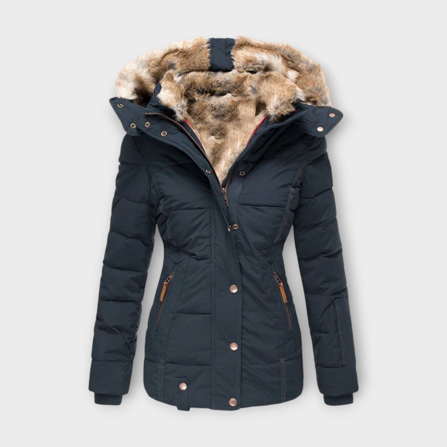 Emine™ | Kuschelige Fell-Futter Jacke