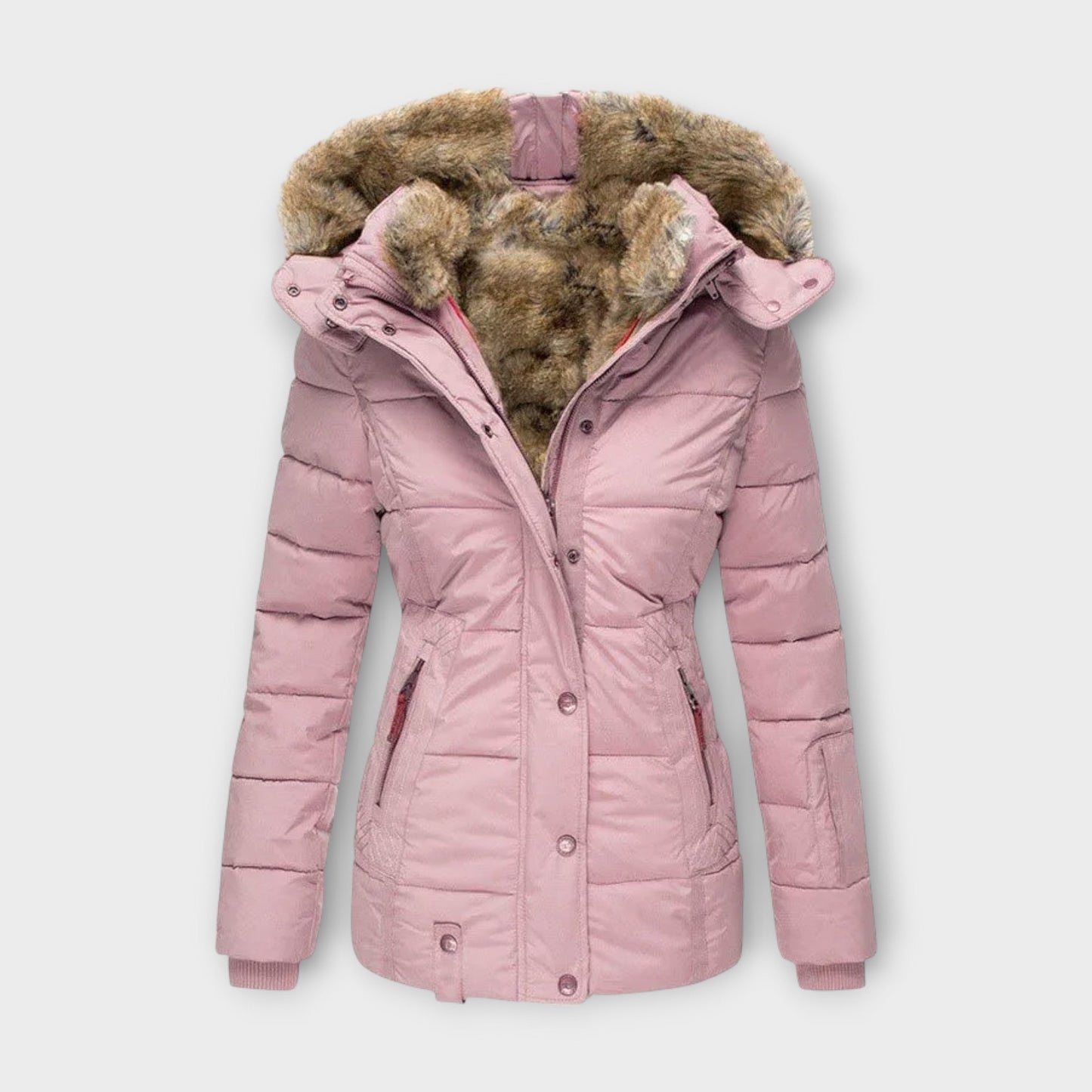 Emine™ | Kuschelige Fell-Futter Jacke