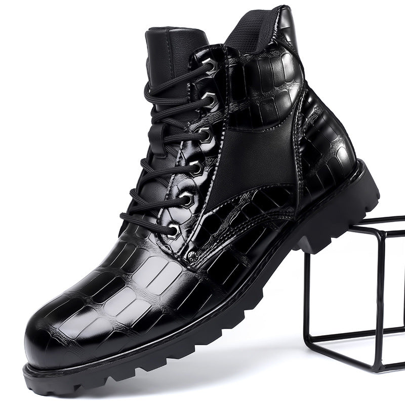 Rendell™ | Stiefel in Kroko-Optik