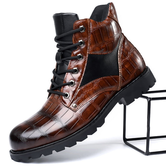 Rendell™ | Stiefel in Kroko-Optik